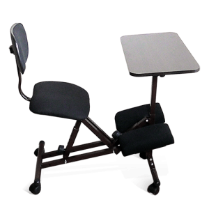 Ортопедичний колінний стілець СтК6 зі столиком для ноутбука